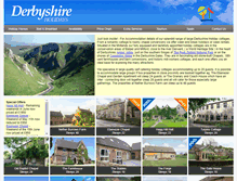 Tablet Screenshot of derbyshire-holidays.com